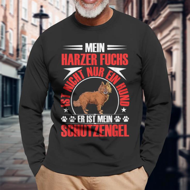 With Harzer Fuchs Ist Nicht Nur Ein Hund Old German Hatdog Langarmshirts Geschenke für alte Männer