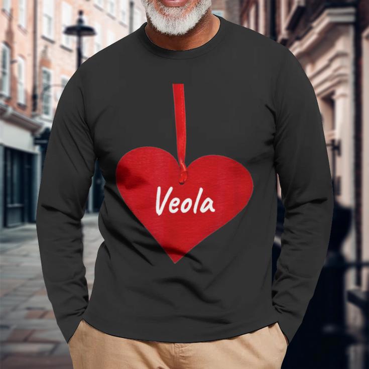 Hearteola – I Loveeola Personalisiertes Geschenk Langarmshirts Geschenke für alte Männer