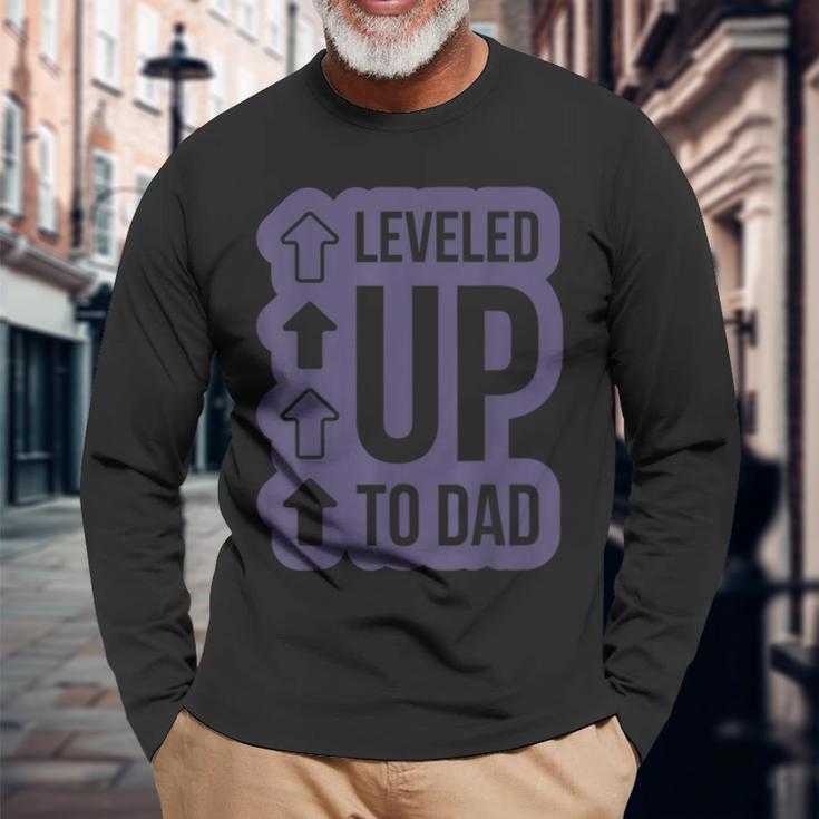 Herren Leveld Uo To Dad Bester Papaater Geschenkeatertag Langarmshirts Geschenke für alte Männer