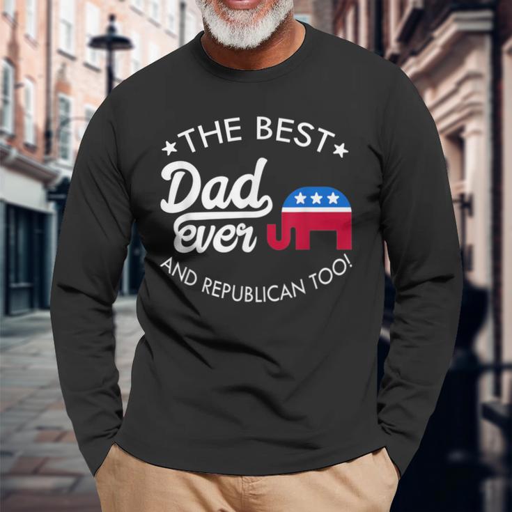 Herren Republikanisches Papa- Langarmshirts Geschenke für alte Männer