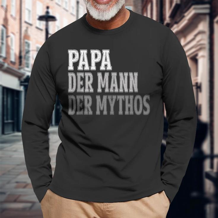 Herrenatertagsgeschenk Papa &Ater Atertag Spruch Langarmshirts Geschenke für alte Männer