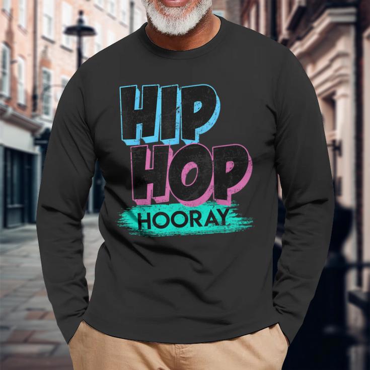 Hip-Hop Hooray Rap Rapper S Langarmshirts Geschenke für alte Männer