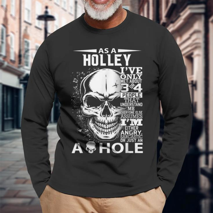 Holley Definition Personalized Custom Name Loving Kind Long Sleeve T-Shirt Gifts for Old Men