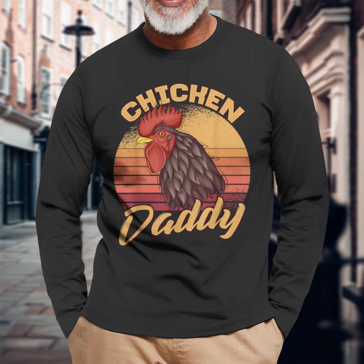 Huhn Hintern Lustige Huhn Papa Geschenke Für Geflügelzüchter Langarmshirts Geschenke für alte Männer