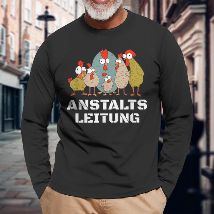 Hühner Anstaltleitung Langarmshirts Geschenke für alte Männer