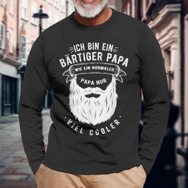 Ich Bin Ein Bärtiger Papaiel Cooler Father Ich Bin Ein Bear S Langarmshirts Geschenke für alte Männer