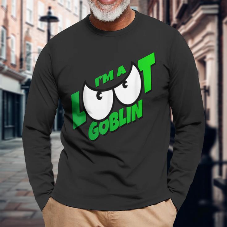 Ich Bin Ein I Am Loot Goblin Langarmshirts Geschenke für alte Männer