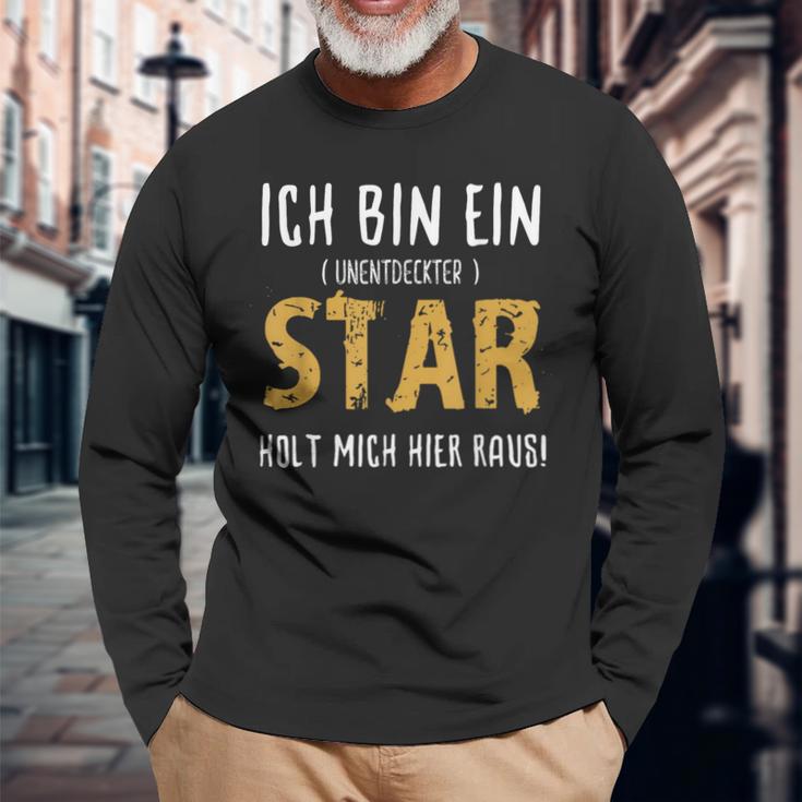 Ich Bin Ein Undisneted Star Holt Mich Hier Raus S Langarmshirts Geschenke für alte Männer