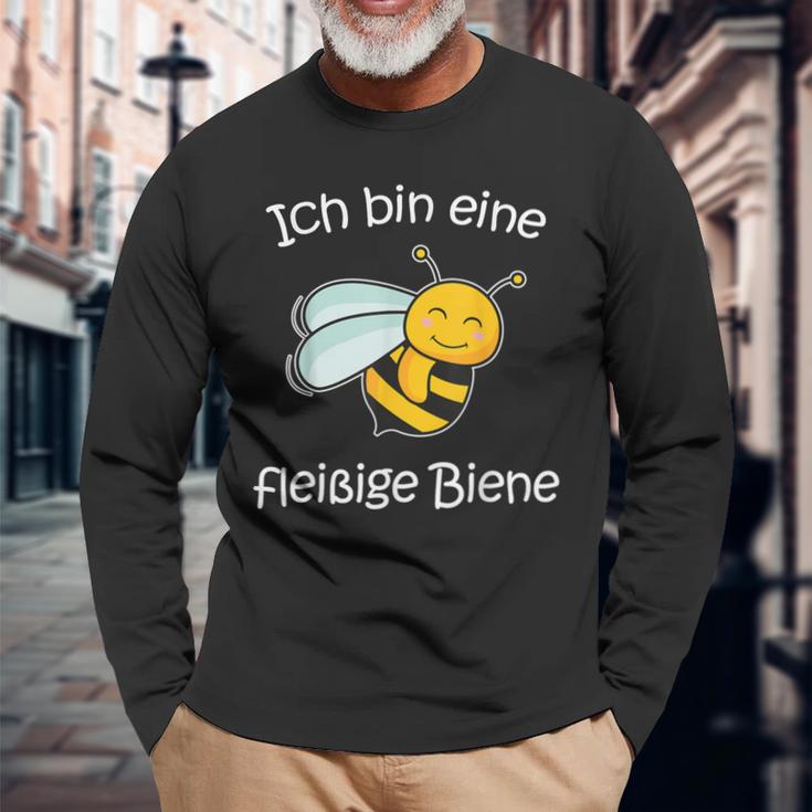 Ich Bin Eine Fleißige Biene Beker Bienchen Insekt I'm A Langarmshirts Geschenke für alte Männer