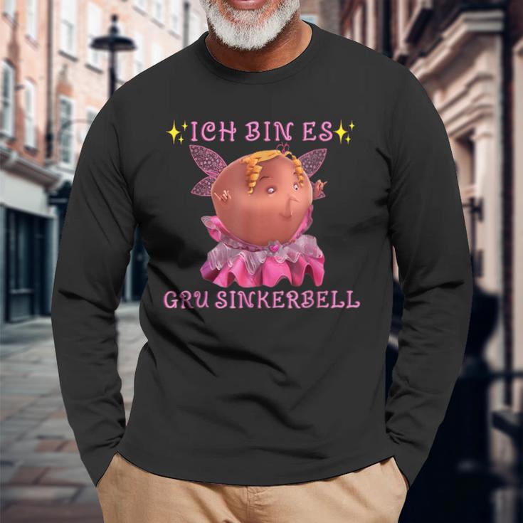 Ich Bin Gru Sinkerbell Meme Langarmshirts Geschenke für alte Männer