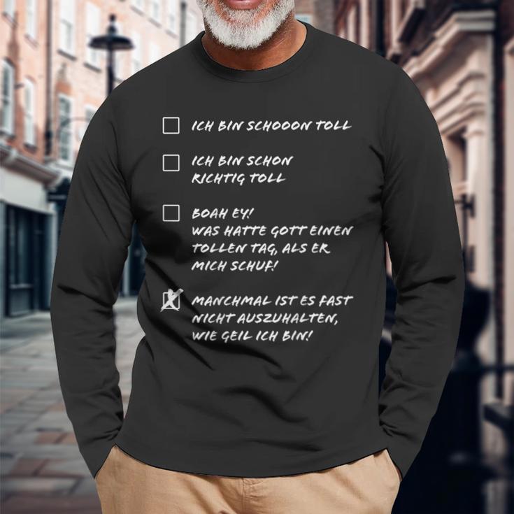 Ich Bin Schooon Toll Langarmshirts Geschenke für alte Männer