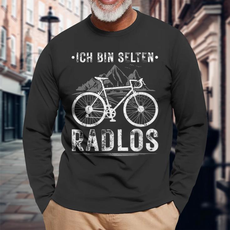 Ich Bin Selten Radlos Radlos Cyclist Langarmshirts Geschenke für alte Männer