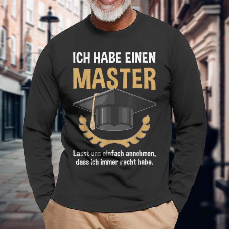 Ich Habe Immer Recht German Language Langarmshirts Geschenke für alte Männer