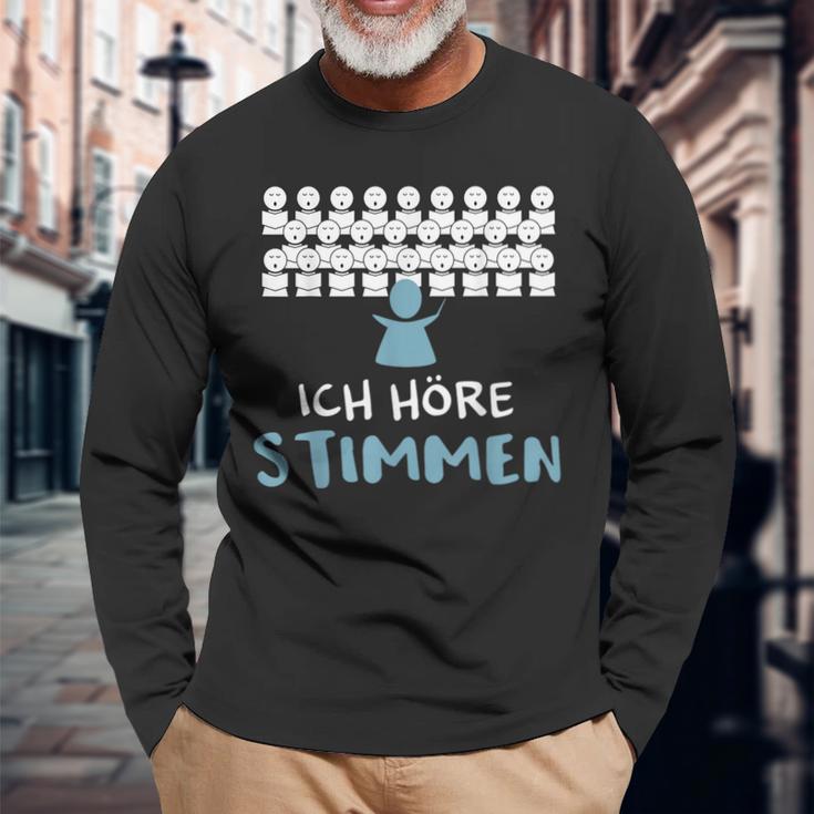 Ich Hörre Stimmen Langarmshirts Geschenke für alte Männer