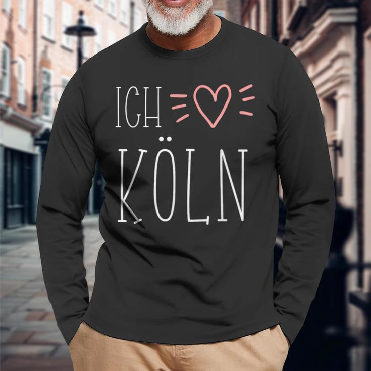 Ich Liebe Köln Ich Liebe Köln Black S Langarmshirts Geschenke für alte Männer