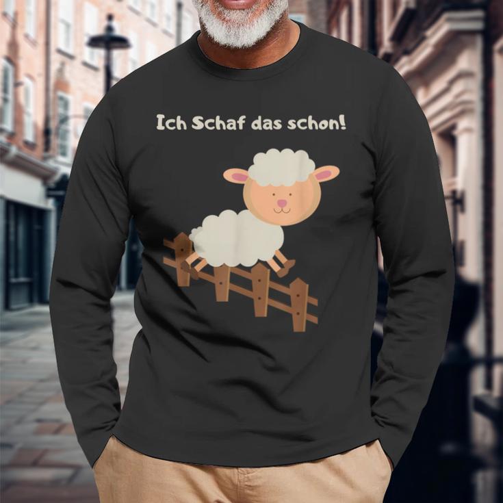 Ich Schaf Das Schon Ich Schaffe Das Schon Langarmshirts Geschenke für alte Männer