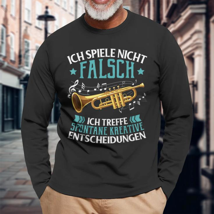 Ich Spiel Nicht Falsch Langarmshirts Geschenke für alte Männer