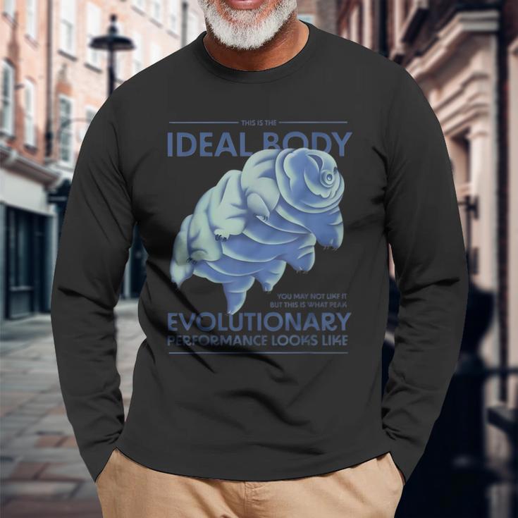 The Ideal Body You May Not Like Tardigrade Moss Long Sleeve T-Shirt Gifts for Old Men