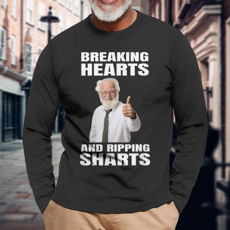 Inappropriate Embarrassing Bachelor Party Forfeit Sharted Long Sleeve T-Shirt Gifts for Old Men