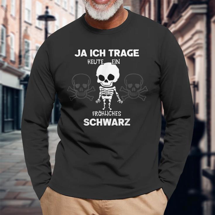 Ja Ich Trage Heute Ein Fröhliche Schwarz Langarmshirts Geschenke für alte Männer