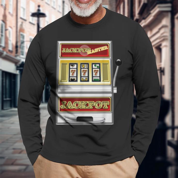 Jackpot Du Bist Ein Slot-Machine Nicht Annoying Costume Langarmshirts Geschenke für alte Männer