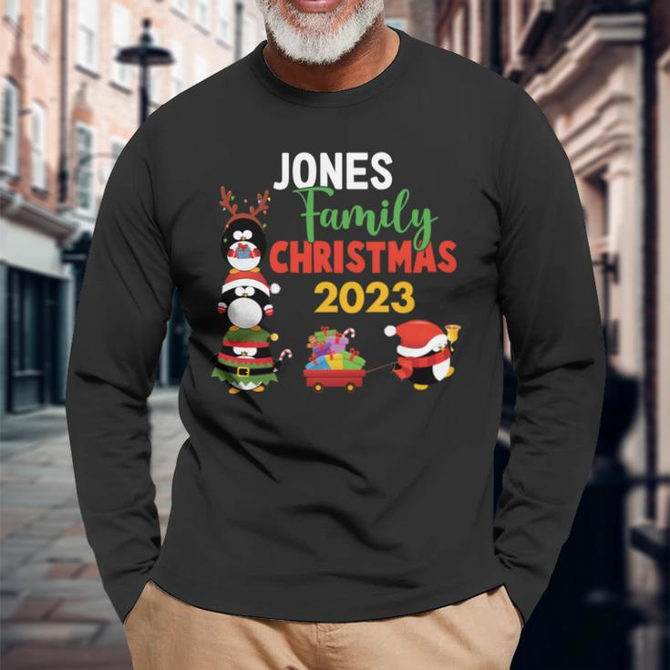 Jones Family Name Jones Family Christmas Long Sleeve T-Shirt Gifts for Old Men