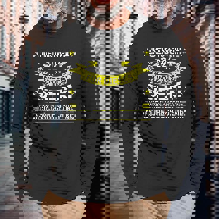 Jugendweihe 2024 Ich Lange So Tun Jugendweihe 2024 Langarmshirts Geschenke für alte Männer