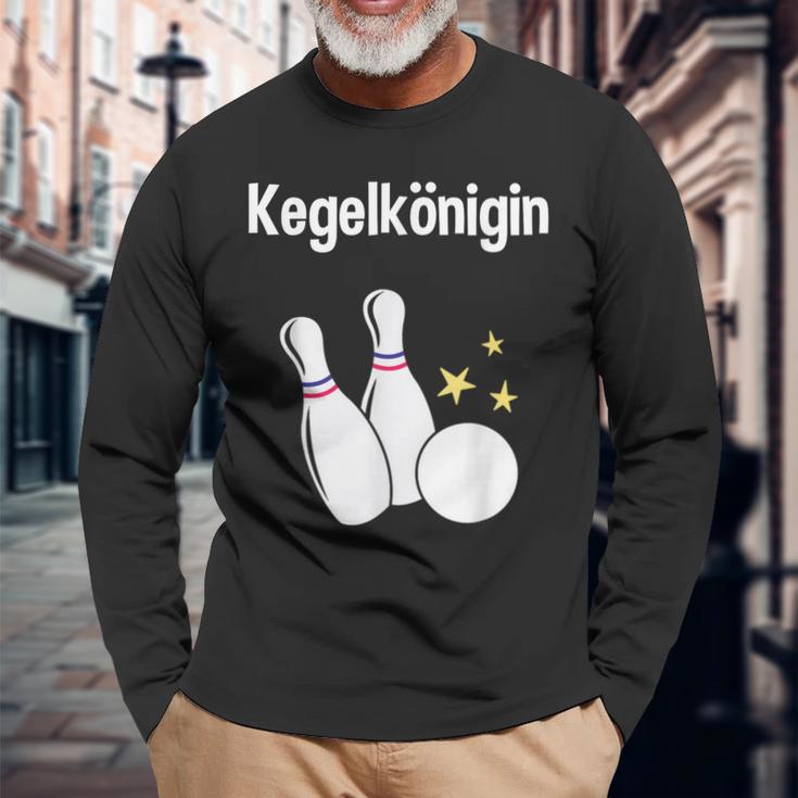 Keglerin Keglerin Kegel Club Langarmshirts Geschenke für alte Männer