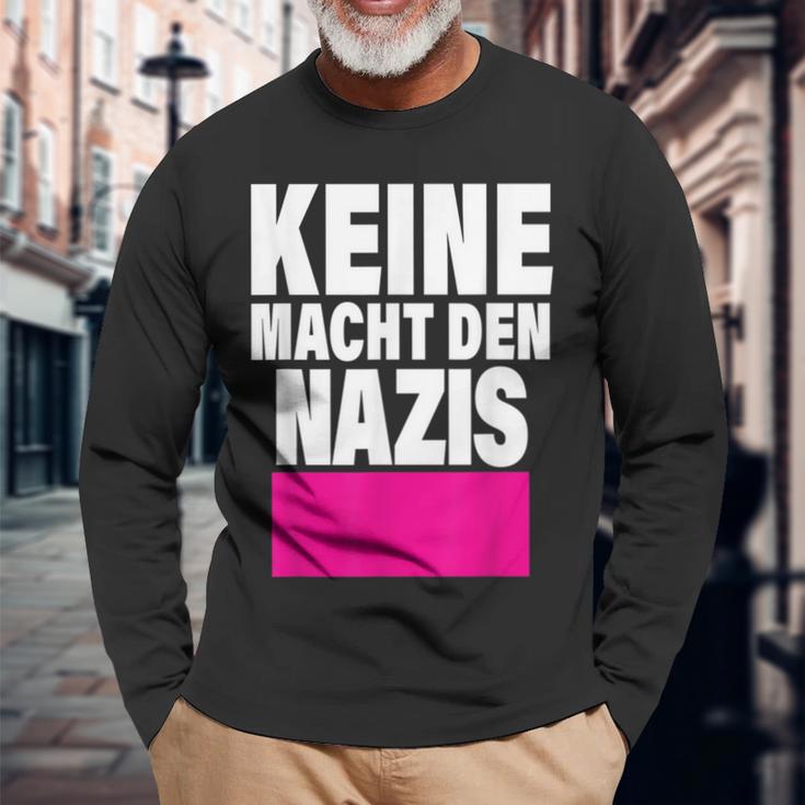 Keine Macht Den S Anti Rassismus Nzs Rechtsextemismus Langarmshirts Geschenke für alte Männer