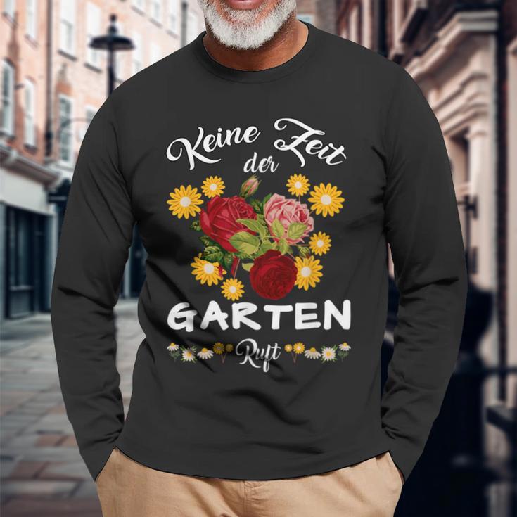 Keine Zeit Der Gartenner Vintage Gardener Langarmshirts Geschenke für alte Männer