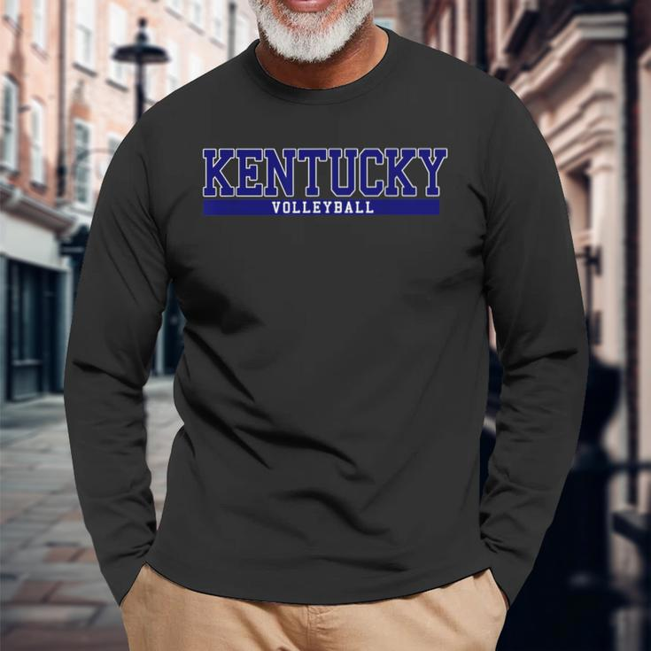 Kentucky Volleyball Long Sleeve T-Shirt Gifts for Old Men