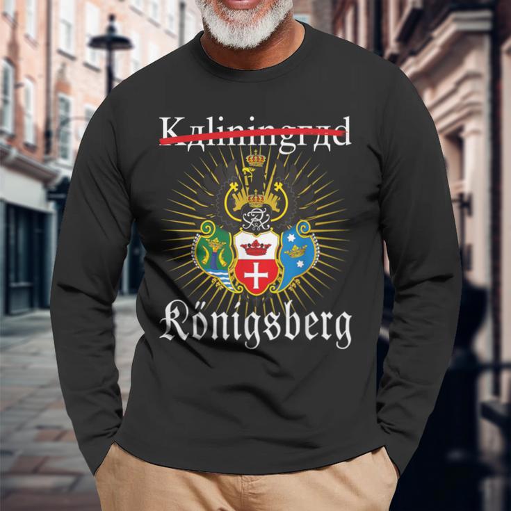 Königsberg Coat Of Arms East Prussia Prussia S Langarmshirts Geschenke für alte Männer