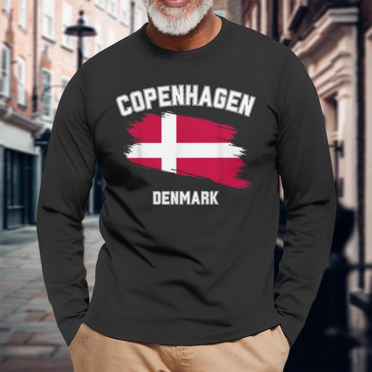 Kopenhagen Dänemark Kopenhagen Langarmshirts Geschenke für alte Männer