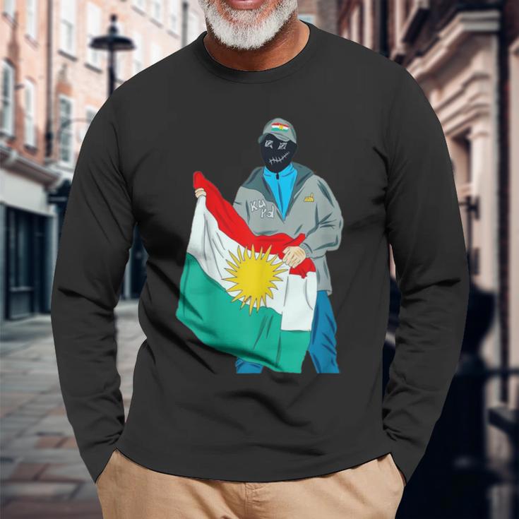 Kurdistayili Langarmshirts Geschenke für alte Männer