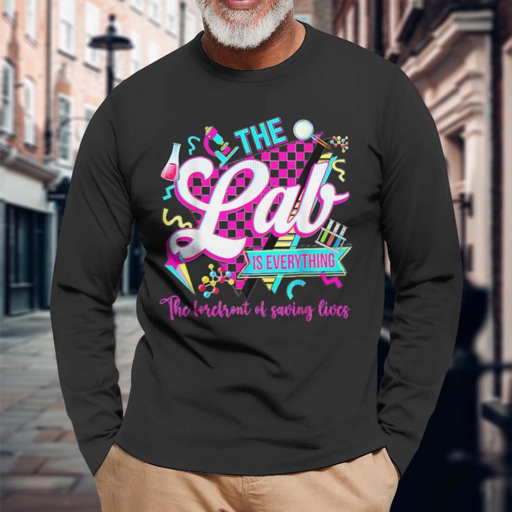 Lab Is Everything The Lab Is Everything Lab Week 2024 Medical Science Women Long Sleeve T ...