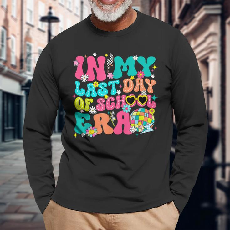 In My Last Day Of School Era Class Dismissed Long Sleeve T-Shirt Gifts for Old Men