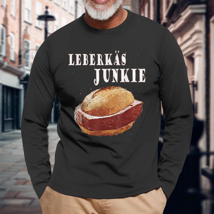 Leberkas Semmel Leberkäs Liebe Langarmshirts Geschenke für alte Männer