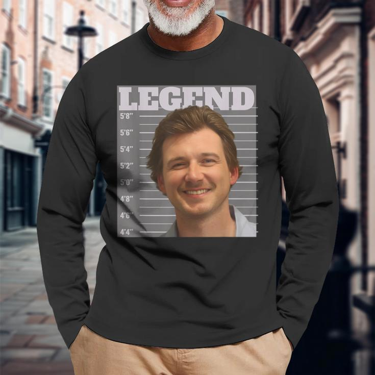 Legend Hot Of Morgan Trending Shot April 2024 Long Sleeve T-Shirt Gifts for Old Men