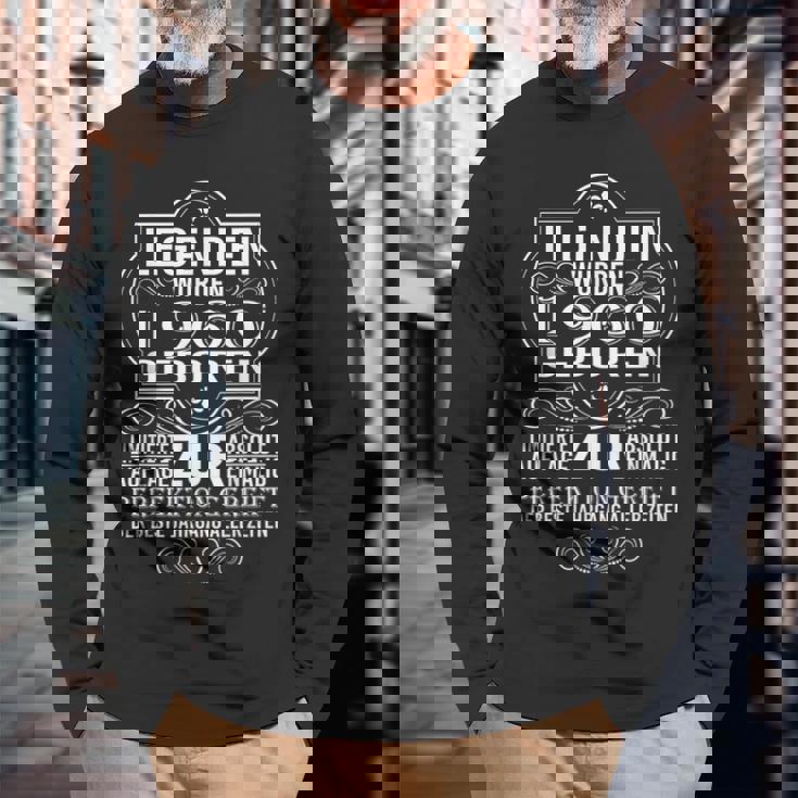 Legends Were Born 1960 S Langarmshirts Geschenke für alte Männer
