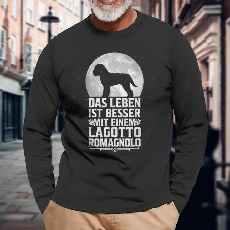 Life Is Better With Lagotto Romagnolo Truffle Dog Owner Langarmshirts Geschenke für alte Männer