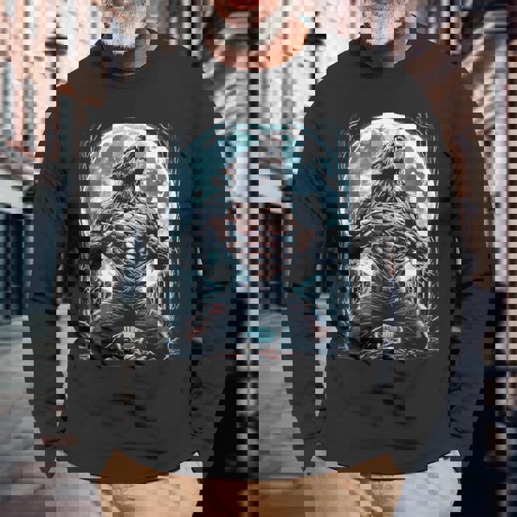 Loup-Garou Déchirant Alpha Larme Loup Pleine Lune T-shirt à