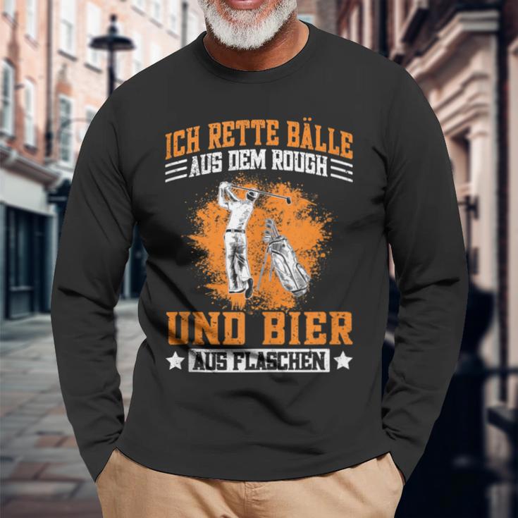 Lustiger Spruch Golfmotiv Golfspieler Papa Golf Langarmshirts Geschenke für alte Männer