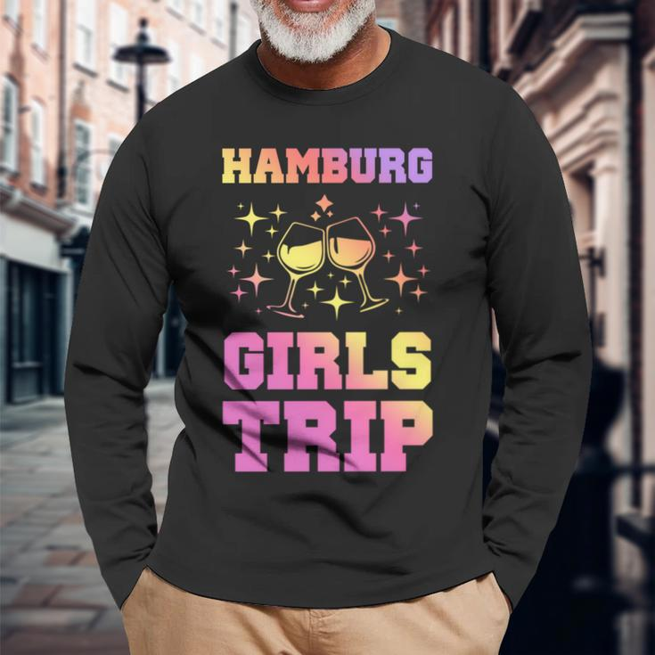 Mädchenausflug Nach Hamburg Partyurlaub-Team Langarmshirts Geschenke für alte Männer