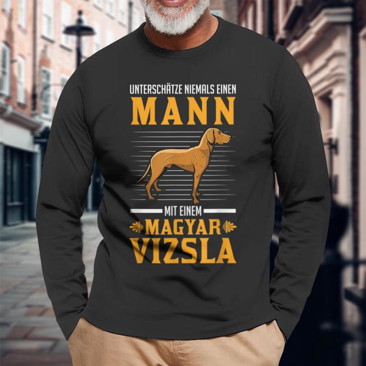 Magyarizsla Man Wire Hairizsla Langarmshirts Geschenke für alte Männer