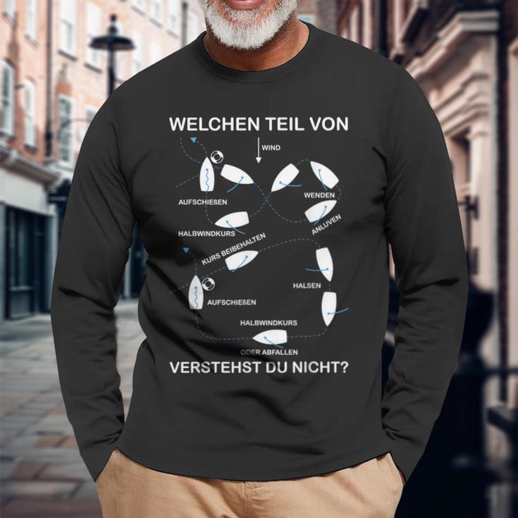 Man Overboard Manoeuvre Sailor Langarmshirts Geschenke für alte Männer