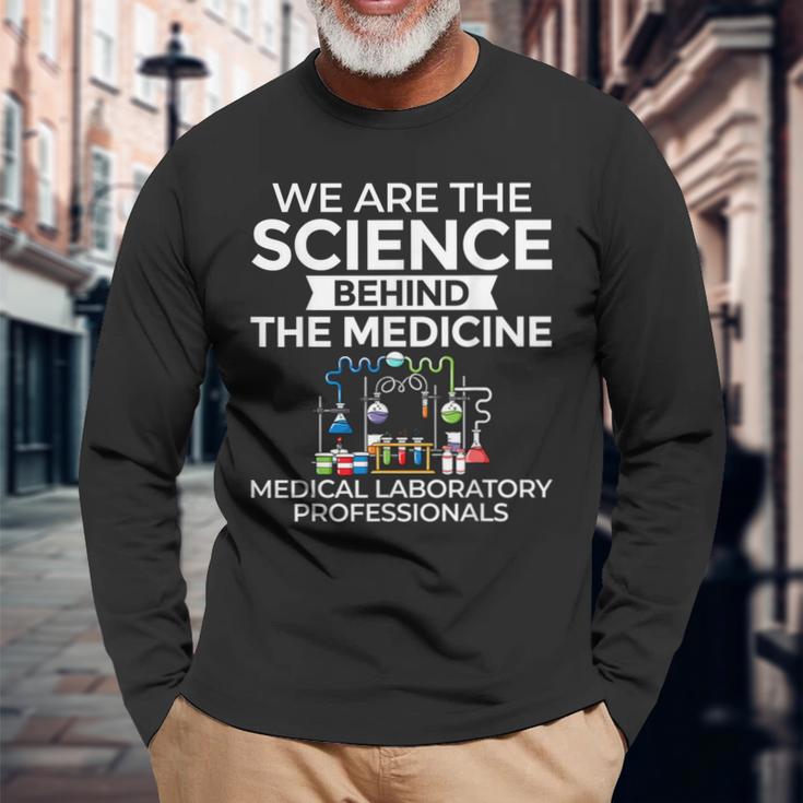 Medical Technologist Clinical Laboratory Scientist Long Sleeve T-Shirt Gifts for Old Men