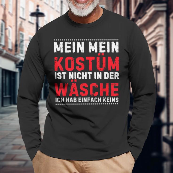 Mein Kostüm Ist Nicht In Der Wäsche Carnival Langarmshirts Geschenke für alte Männer