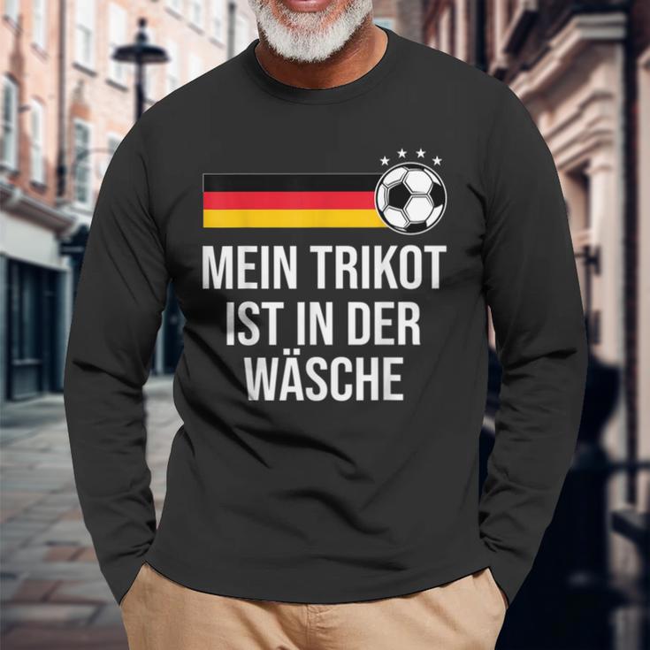 Mein Trikot Ist In Der Wäse German Football Langarmshirts Geschenke für alte Männer