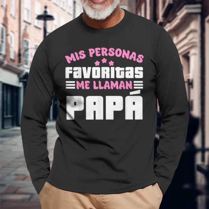 Meine Lieblingspersonen Ich Rufe Papa Für Eltern An Langarmshirts Geschenke für alte Männer