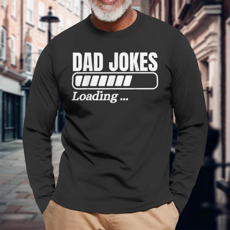 Meine Witze Sind Offiziell Papa Witze Witze Schrecklich Gut Langarmshirts Geschenke für alte Männer